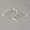 Transparent Acrylic Silver Bar Gold Bar Storage Cases CON-WH0092-97-2