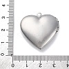 304 Stainless Steel Locket Pendants STAS-S171-13P-01-3