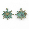 Zinc Alloy Solar Eclipse Pendants LS-PALLOY-R065-037-FF-1