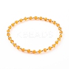 Glass & Brass Stretch Beaded Bracelets Sets BJEW-JB06149-4