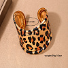 Leopard Print Alloy Cuff Bangles  for Women WGB08C8-01-4