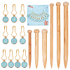6Pcs Bamboo Circular Knitting Needles DIY-NB0010-87-1