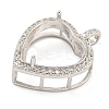 925 Sterling Silver Pendant Cabochon Settings STER-B005-21P-2