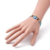 Evil Eye Multi-strand Bracelet for Girl Women BJEW-JB07111-02-3