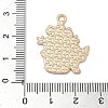 Small Potted Plant with Dog Alloy Enamel Pendants X-ENAM-I083-01KCG-06-3