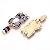 Alloy Enamel Pendants FIND-Q102-12M-3