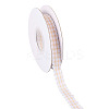 10 Yards Flat Polycotton(Polyester Cotton) Ribbon OCOR-TAC0030-01B-12