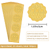 Self Adhesive Gold Foil Embossed Stickers DIY-WH0211-298-2