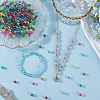 1000Pcs 25 Colors Transparent Acrylic Beads MACR-SP0001-75-3