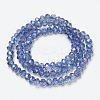 Electroplate Glass Beads Strands EGLA-A034-T2mm-I12-2