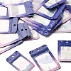 60Pcs 6 Styles Rectangle Glitter Holographic PVC Resealable Packaging Bags ABAG-FP0001-06B-3