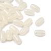 Opaque Acrylic Beads OACR-WH0055-01A-1