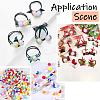 100Pcs 5 Colors Polyester Pom Pom Ball DIY-SC0031-42-6
