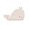 Whale Shape Unfinished Wood Cutouts LS-DIY-ZX040-03-01-1