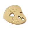 304 Stainless Steel Filigree Pendants LS-STAS-E501-07G-2