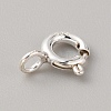 925 Sterling Silver Spring Ring Clasps STER-WH0008-16B-S-2