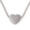 Non-Tarnish 304 Stainless Steel Pendant Necklaces NJEW-P001-10P-2
