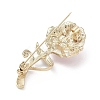 Zinc Alloy Crystal Rhinestone Brooches JEWB-C042-02C-G-2