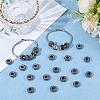 40Pcs Synthetic Non-magnetic Hematite European Beads G-BBC0001-53-3