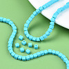 Handmade Polymer Clay Beads Strands CLAY-N008-061-05-7