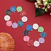 72Pcs 9 Colors Alloy Enamel Pendants ENAM-SZ0001-79A-02-6