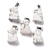 Natural & Synthetic Mixed Gemstone Pendants G-B127-07P-4
