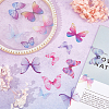 160Pcs 16 Style Polyester Fabric Wings Crafts Decoration DIY-SC0019-37-3