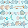 2 Bags 2 Styles Resin & Alloy Alligator Hair Clips AJEW-CY0001-39D-7