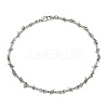 Alloy Barbed Wire Link Chain Necklaces FS-WG27EAE-01-3
