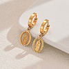 Elegant and Versatile 201 Stainless Steel Hoop Earrings LS-FA2332-1-2