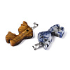 Natural Mixed Stone Pendants G-T144-11M-2