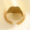 304 Stainless Steel Open Cuff Rings for Women STAS-Z108-05G-05-2