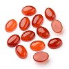 Grade A Natural Red Agate Oval Cabochons G-L394-10B-18x13mm-1