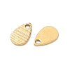 304 Stainless Steel Charms STAS-G393-05G-03-2