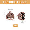 10Pcs Tibetan Style Alloy Pendant Bails FIND-CA0011-43R-2