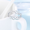 304 Stainless Steel Finger Rings for Women FS-WGFE90D-03-1