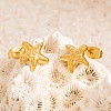 304 Stainless Steel Stud Earrings EJEW-C162-02B-G-1