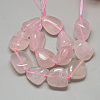 Natural Rose Quartz Beads Strands G-S250-61-2