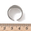 304 Stainless Steel Open Cuff Rings RJEW-A079-01C-P-5