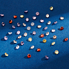 300Pcs 6 Colors Diamond Shape Grade A Cubic Zirconia Cabochons ZIRC-PH0001-43B-02-4