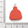 Christmas Theme Opaque Resin Pendants RESI-F054-A06-3