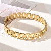 304 Stainless Steel Hinged Cuff Bangles SA-CBAB92B-04G-4