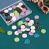 Alloy Enamel Pendants ENAM-SZ0001-12LG-RS-6