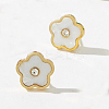 Valentine's Day Flower 201 Stainless Steel Stud Earrings LS-VA2505-3-1