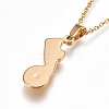 304 Stainless Steel Pendant Necklaces NJEW-F225-18G-3