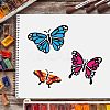 Plastic Reusable Drawing Painting Stencils Templates DIY-WH0172-247-6