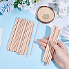 30Pcs 5 Styles Wood Craft Sticks WOOD-SP0001-75-3