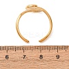 Irregular 304 Stainless Steel Cuff Open Rings for Women SA-CBA6EDB-08G-4