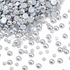 Electroplated Opaque Flat Back Resin Cabochons RESI-XCP0002-45B-1