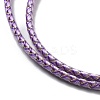 Polyester Cord Braided Necklace Makings MAK-L043-03G-22-2